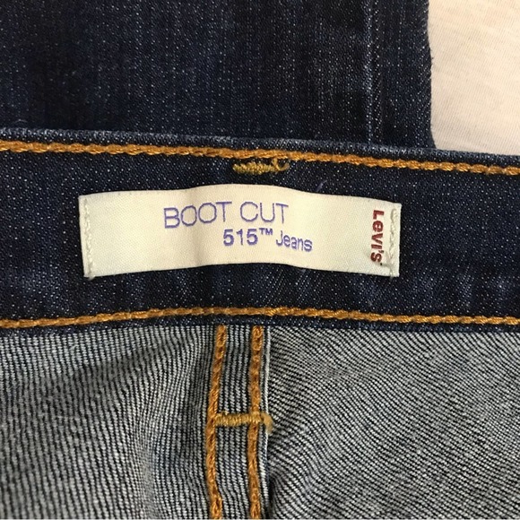 Levi's 515 Boot Cut  Dark wash jeans  size 8S - Picture 4 of 11